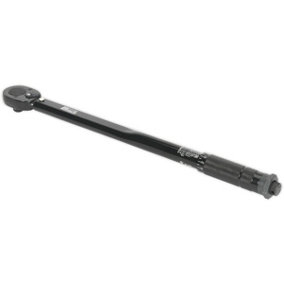 Calibrated Micrometer Torque Wrench - 1/2" Sq Drive - Flip Reverse - Black