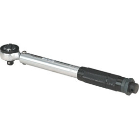 Calibrated Micrometer Torque Wrench - 3/8" Sq Drive - Flip Reverse Ratchet