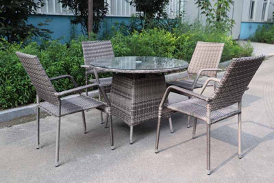 Grey weave garden discount furniture