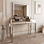Callie x Ivy Silver LED Mirror Dressing Table