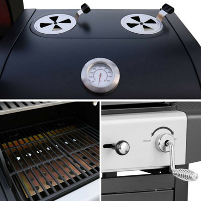 Callow Large Dual Fuel BBQ Grill - 4