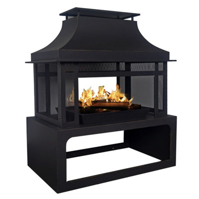 Callow Outdoor Garden Fireplace