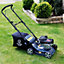 Callow Premium Petrol Lawn Mower - 41cm Cutting Width - Powerful 4 Stroke Loncin OHV Engine with adjustable cutting heights