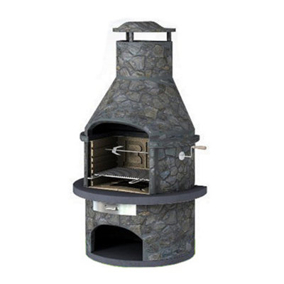 Callow "RonD" Rondo Dark Masonry BBQ