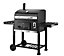 Callow XXL Charcoal BBQ Grill with dual side tables and Tool hooks