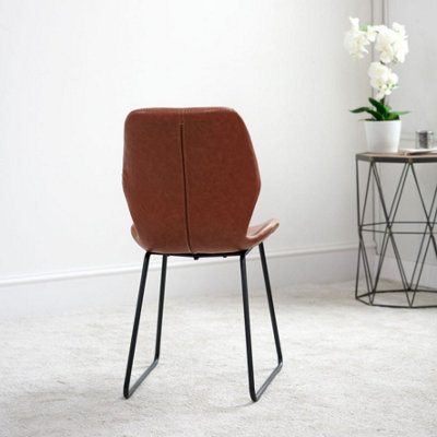 Callum Dining Chair - Light Brown (Set of 2)