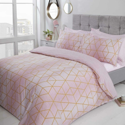 Calvin Geometric Reversible Duvet Cover Bedding Sets