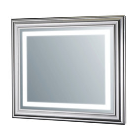 Calvin LED Illuminated Backlit Traditional Bathroom Mirror (H)700mm (W)1000mm