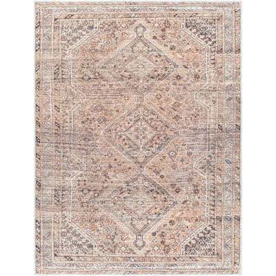 CALYPSO Machine Washable Traditionnal Boho Cider Area Rug 200 x 275 cm