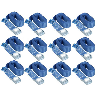 Cam Buckle Tie Down Straps Fasteners Cargo Luggage Holder Securing 12pc Price Comparisons | Compare The Build