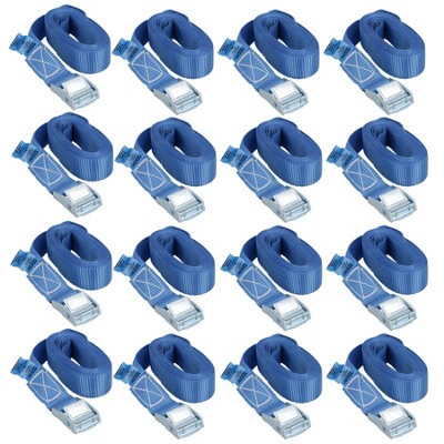Cam Buckle Tie Down Straps Fasteners Cargo Luggage Holder Securing 16pc Price Comparisons | Compare The Build