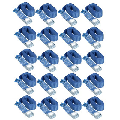 Cam Buckle Tie Down Straps Fasteners Cargo Luggage Holder Securing 20pc Price Comparisons | Compare The Build
