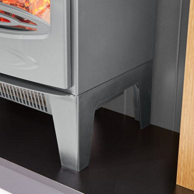 Cambridge 1.85KW Fireplace Stove - 2 heat settings & adjustable thermostat - 6