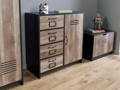 Black deals industrial drawers