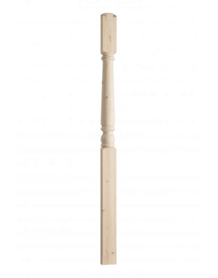 Cambridge Colonial Half Newel Post (H) 1500mm (W) 90mm (D) 43mm