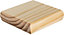 Cambridge Flat Cap Clear Pine to fit 90mm Newel Post (W) 110mm x (L) 110mm x (H)27mm
