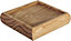 Cambridge Flat Cap Oak to fit 82mm Newel Post (W) 102mm x (L) 102mm x (H)27mm