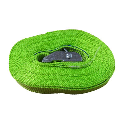 Cambuckle Tie Down Strap Hi Vis 25MM 250KG 5 Metre  (Lashing Strap Secure Hold)