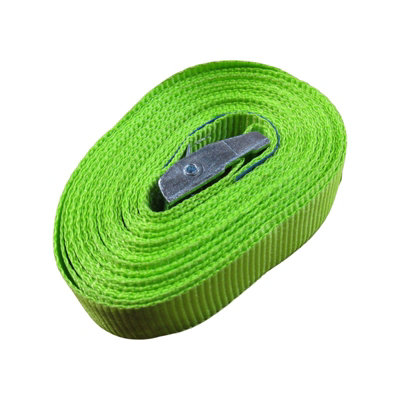 CamBuckle Tie Down Straps Hi Vis 25MM 250KG 5 Metre x4 (Lashing Strap Secure Hold)