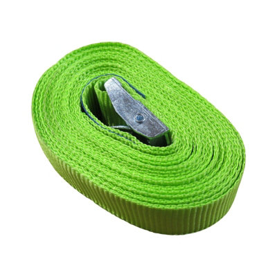 CamBuckle Tie Down Straps Hi Vis 25MM 250KG 5 Metre x4 (Lashing Strap Secure Hold)
