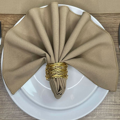 Camel Napkins 48cm x 348cm (19 x 19)