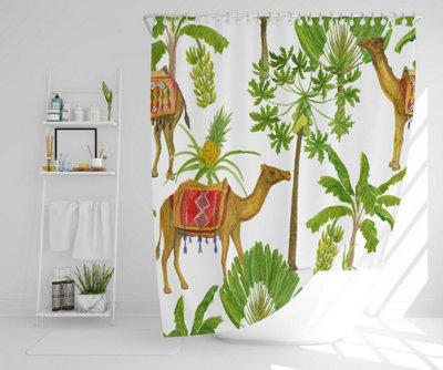 Camels & Palm Trees (Shower Curtain) / Default Title Price Comparisons | Compare The Build