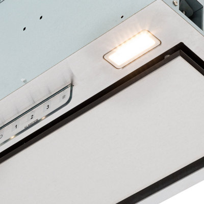 Camila Cooker Extractor Hood Built-in 60 cm LED Touch Stainless Steel