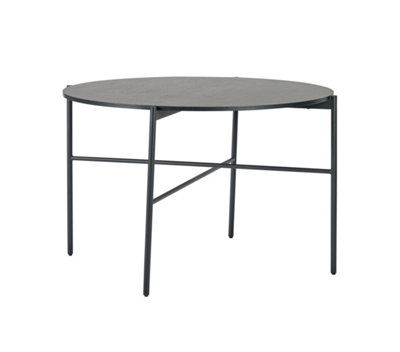 Camille Round Dining Table - Black