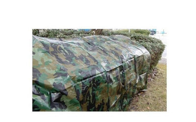 Camo Camouflage Tarpaulin Heavy Duty Waterproof Cover Tarp Sheet 4m x 4m - 5