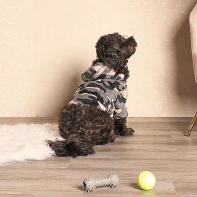 Camo Dog Fleece Jumper Coat Pet Blanket Travel Clothes