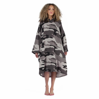 Camo Print Adult Oversized Towel Poncho Price Comparisons | Compare The Build