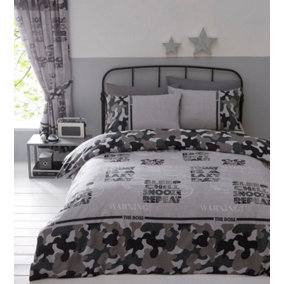 Camouflage Single Duvet Cover and Pillowcase