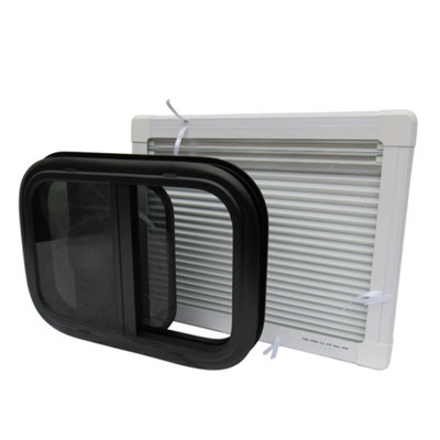 Camper Van Motorhome Cassette Window - 900MM X 450MM (Sliding Caravan Replacement Conversion Blind)