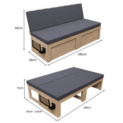 Bench 2024 bed campervan