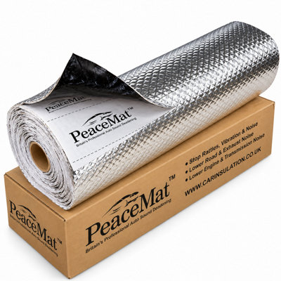 Camper Van Sound Deadening, Car Butyl Noise Dampening Mat, 3m Roll, Silver