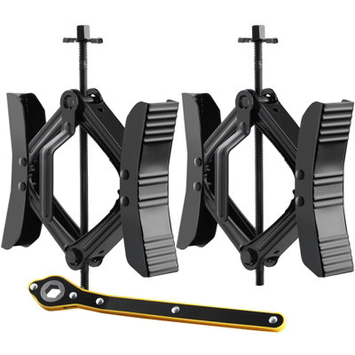 Camper Wheel Chock Stabilizer, Heavy Duty H-shaped RV Tire Locking ...