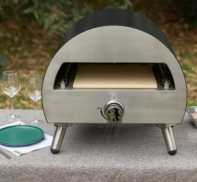 Campfire Gas Fired Pizza Oven Outdoor Portable For Authentic Stone Baked Pizzas Great Addition For Outdoor Feasts