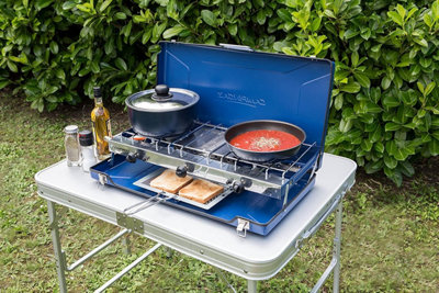 Camping Chef Folding Double Burner & Toaster - 3