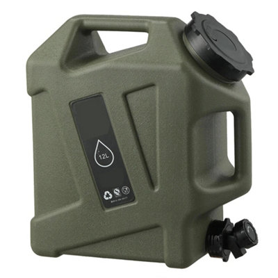 Camping Hiking Tap Carry Tank Container Storage 12L Drinking Water ...