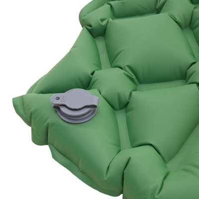 Camping Inflatable Sleeping Pad Waterproof Camping Mattress Army Green 190 x 60cm