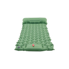 Camping Inflatable Sleeping Pad Waterproof Camping Mattress, Army Green
