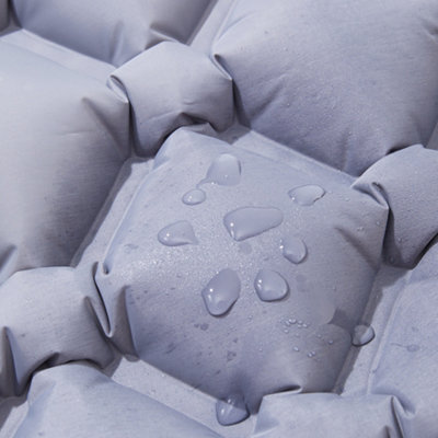 Camping Inflatable Sleeping Pad Waterproof Camping Mattress Grey 190 x 60cm