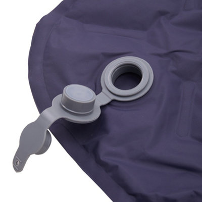 Camping Inflatable Sleeping Pad Waterproof Camping Mattress Navy Blue 190 x 60cm