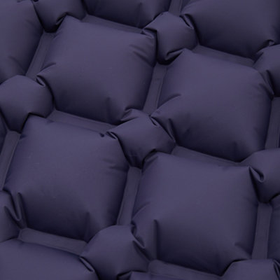 Camping Inflatable Sleeping Pad Waterproof Camping Mattress Navy Blue 190 x 60cm