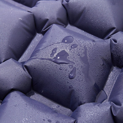 Camping Inflatable Sleeping Pad Waterproof Camping Mattress Navy Blue 190 x 60cm
