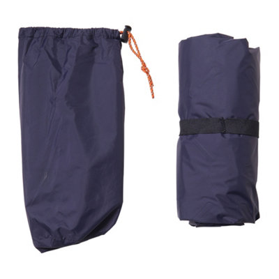 Camping Inflatable Sleeping Pad Waterproof Camping Mattress Navy Blue 190 x 60cm