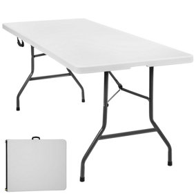 Camping table foldable - white