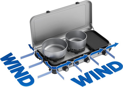 Campingaz Camping Kitchen 2 Multi-Cook Gas Stove INT - 5