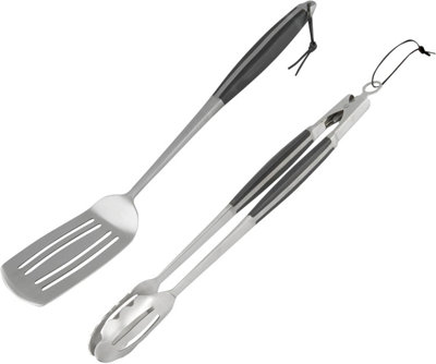 Campingaz Premium Stainless Steel Tongs + Spatula Kit