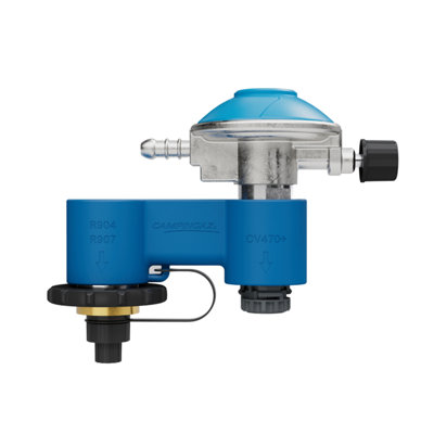 Campingaz Twin Connection Regulator Kit CV/R With Gas Hose and Clips